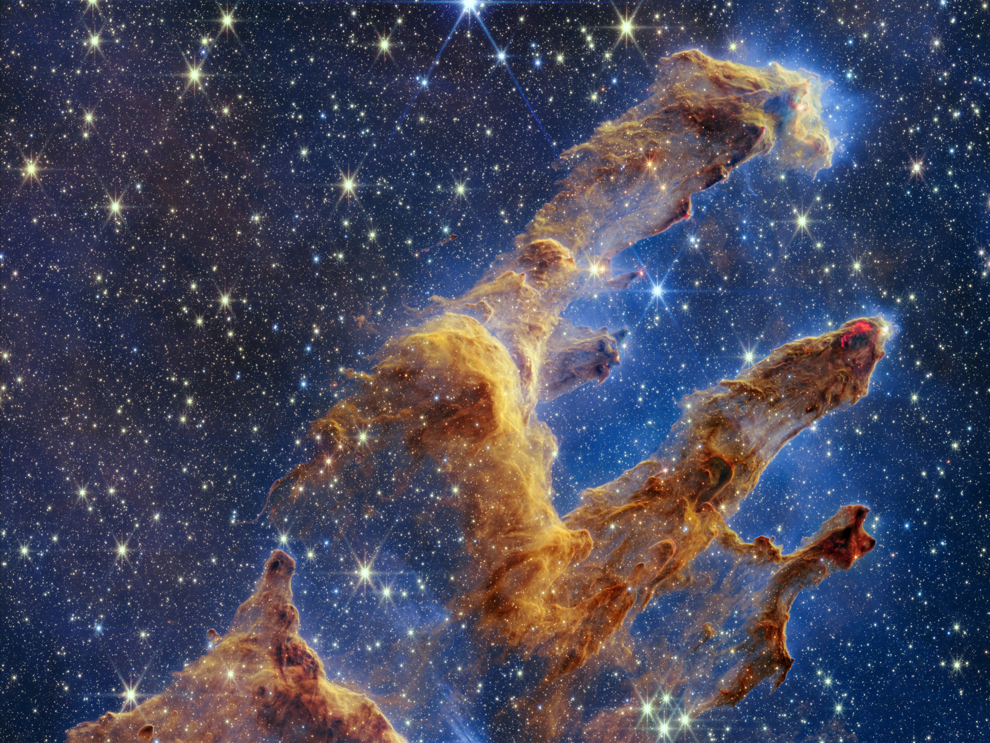 Pillars of Creation, James Webb Space Telescope