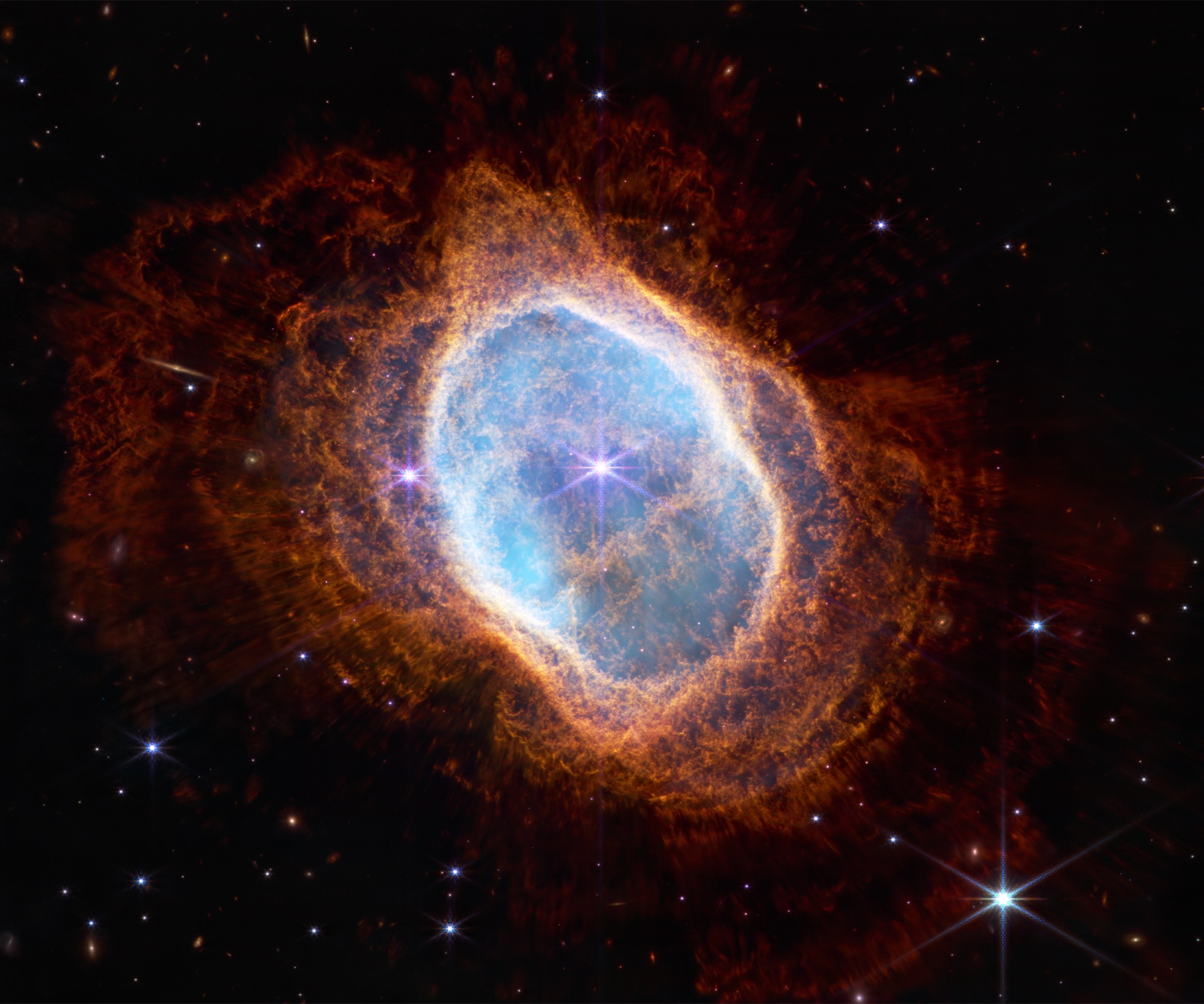 Southern Ring Nebula, James Webb Space Telescope