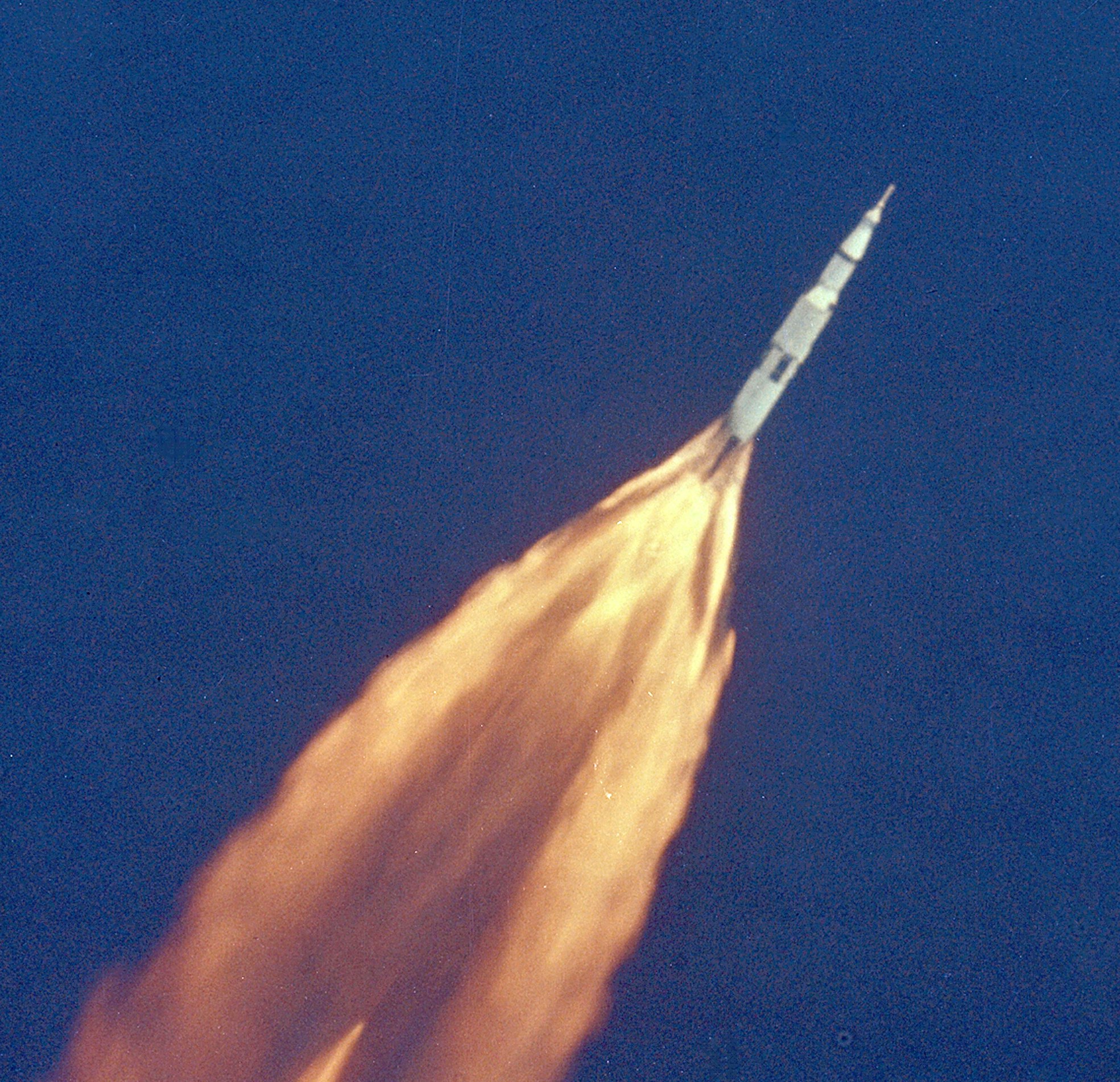 Saturn V rocket launch