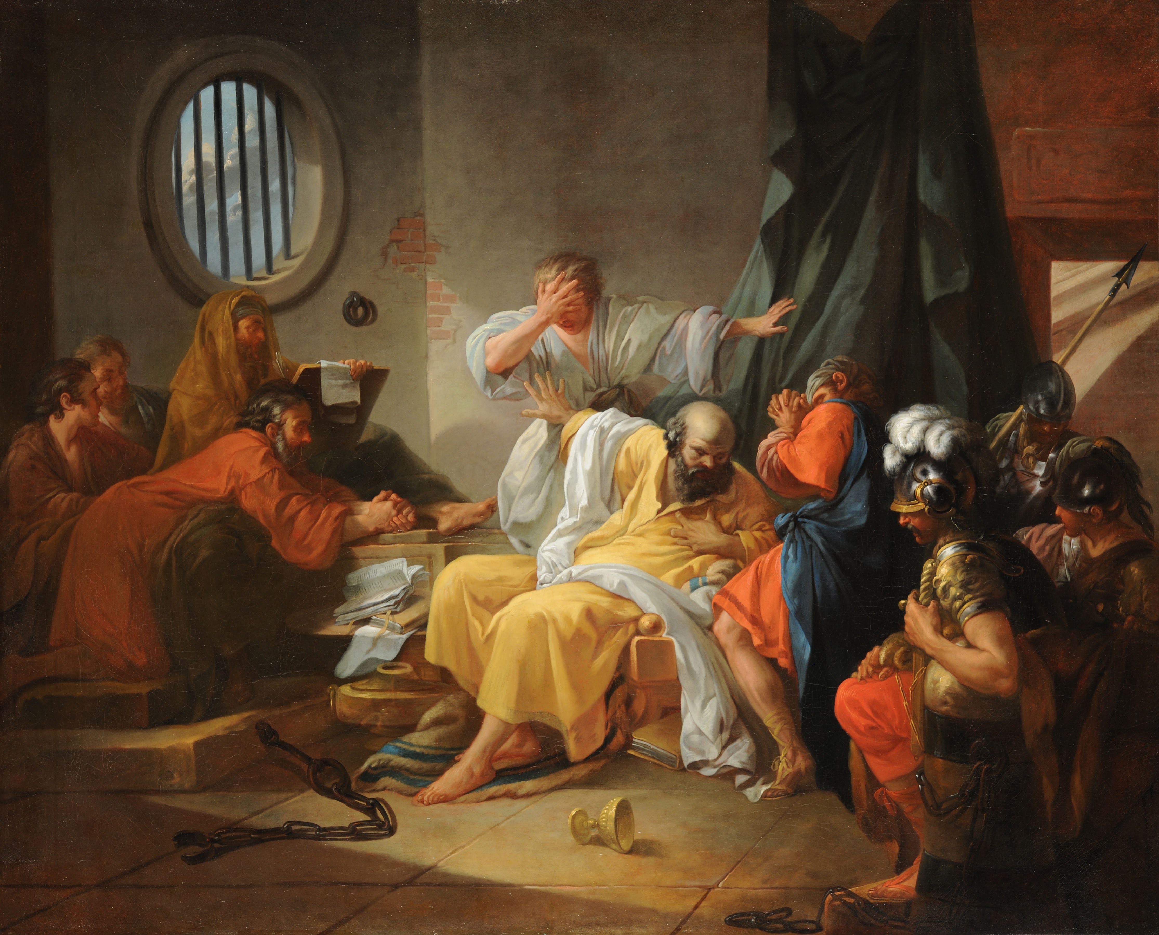 The Death of Socrates by Jacques-Louis David