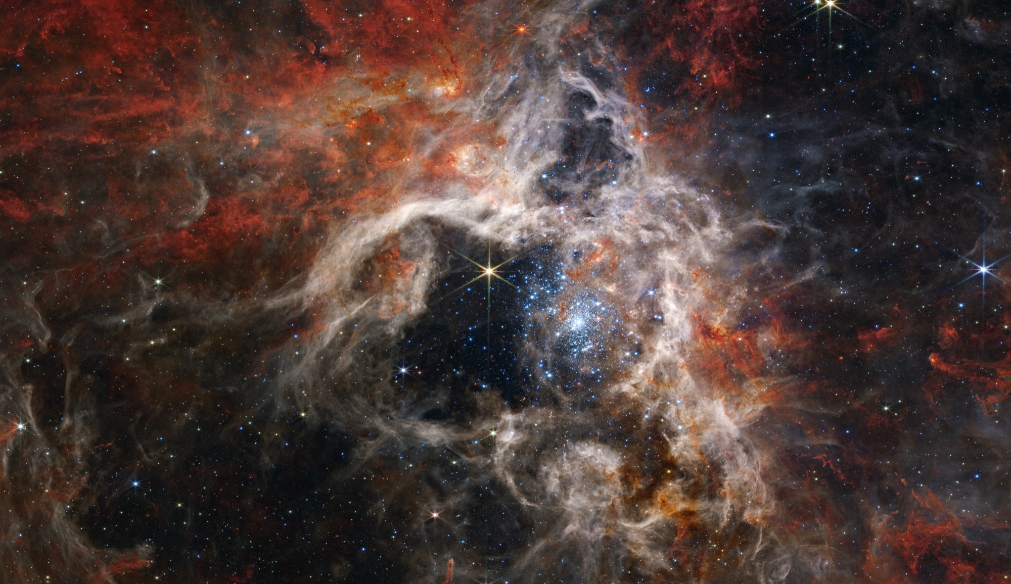Tarantula Nebula, James Webb Space Telescope